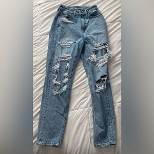 American Eagle ripped jeans